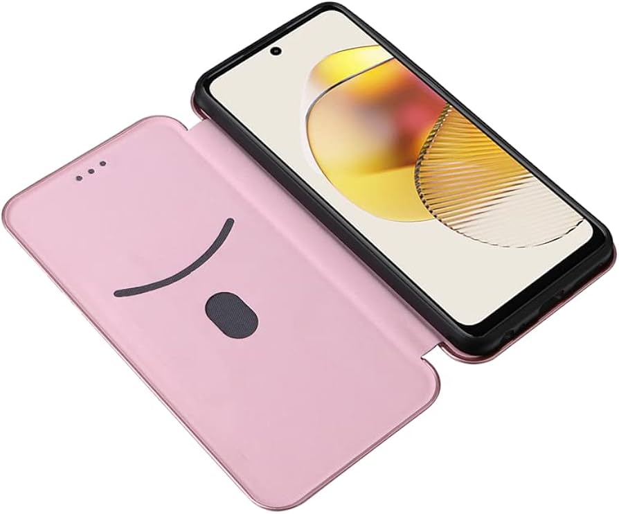 Amazon.co.jp: Motorola Moto G53j 5G ケース 手帳型 薄型 炭素